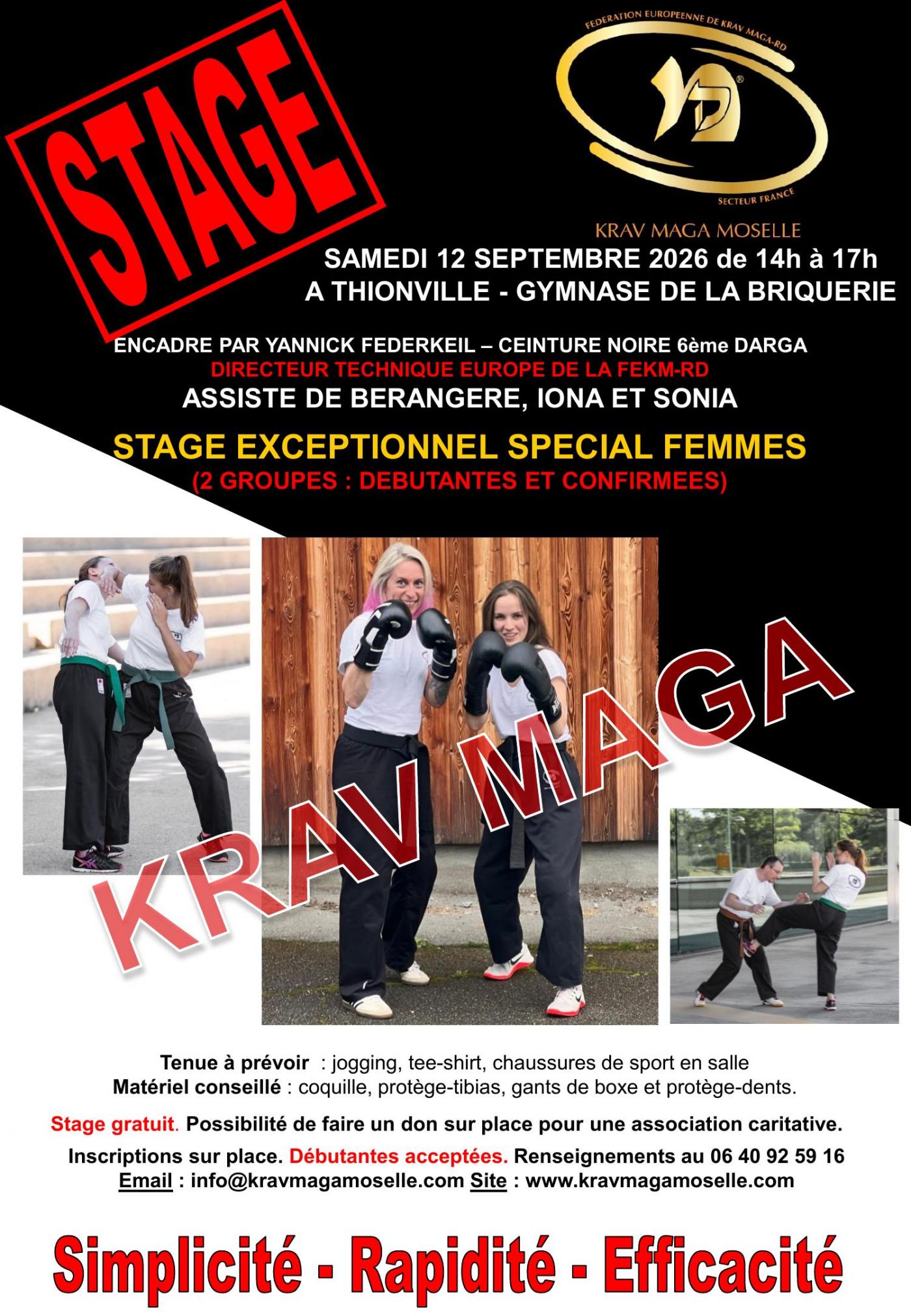 Stage Exceptionnel SPECIAL FEMMES